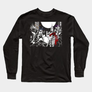 TMNT ninjas by night Long Sleeve T-Shirt